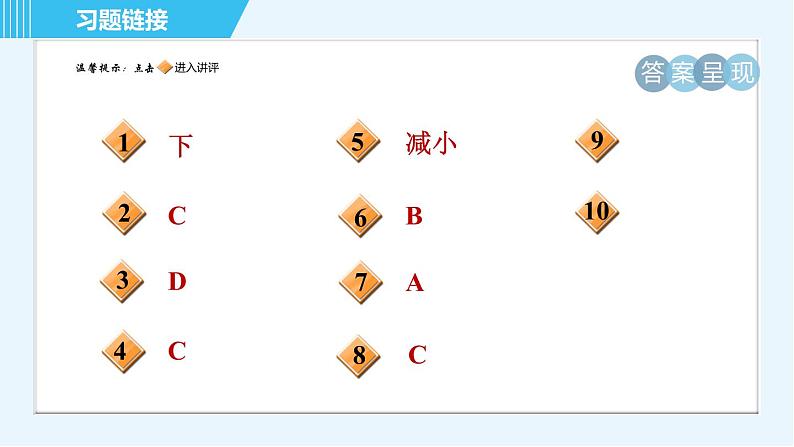 鲁教五四版九年级上册数学 第3章 3.4.1 目标一　二次函数y＝ax²＋c的图象与性质 习题课件02