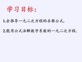 華東師大版數(shù)學九年級上冊 22.2.3  公式法（課件）
