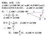 华东师大版数学九年级上册 23.3.2 相似三角形的判定_1(2)（课件）