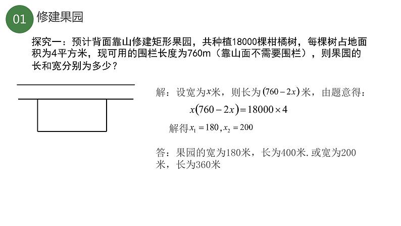 华东师大版数学九年级上册 22.1一元二次方程的应用（课件）第3页