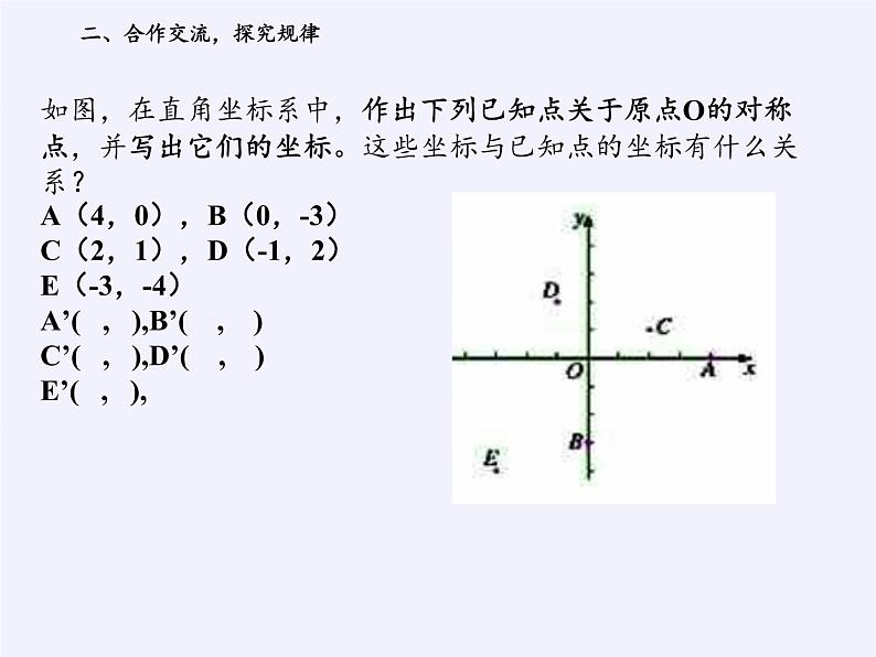 华东师大版数学九年级上册 23.6.2  图形的变换与坐标（课件）第5页