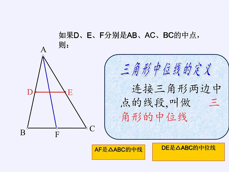 华东师大版数学九年级上册 23.4 中位线（课件）第5页