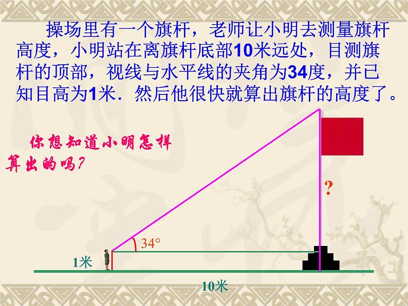 华东师大版数学九年级上册 24.3.1 锐角三角函数_1（课件）02