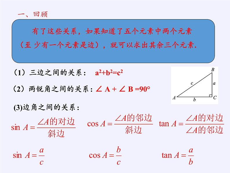 华东师大版数学九年级上册 24.4 解直角三角形(7)（课件）第2页