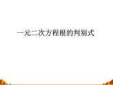 华东师大版数学九年级上册 22.2.4 一元二次方程根的判别式_1（课件）