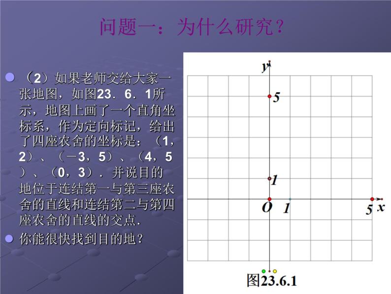 华东师大版数学九年级上册 23.6.1 用坐标确定位置（课件）04