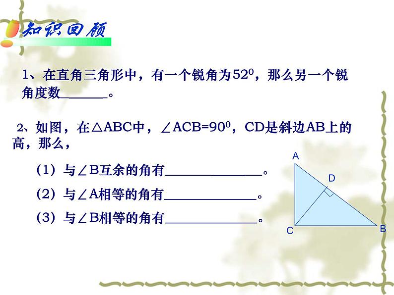 华东师大版数学九年级上册 23.3直角三角形性质（课件）03