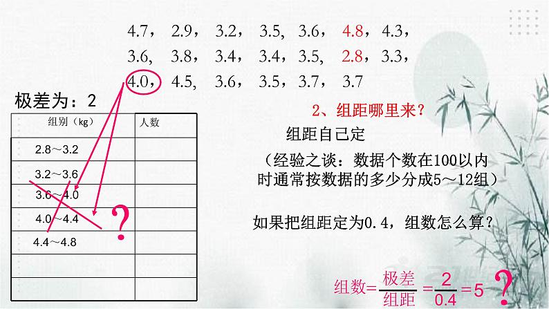 浙教版七年级下6.4频数与频率（1）课件07