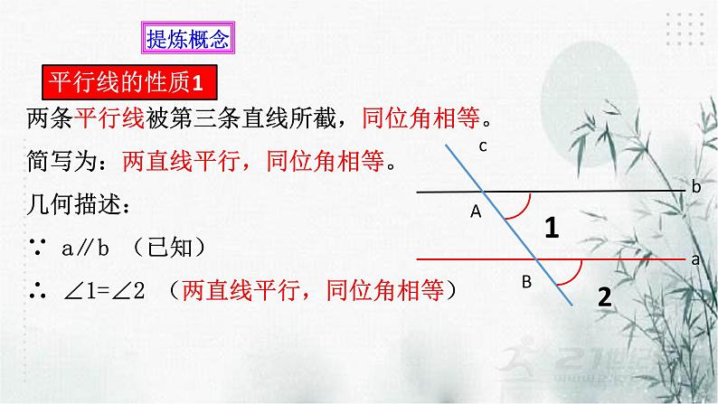 浙教版七年级数学 平行线的性质（1)  课件第4页