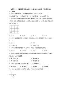 专题7.6 《平面直角坐标系》全章复习与巩固（专项练习）七年级数学下册基础知识专项讲练（人教版）