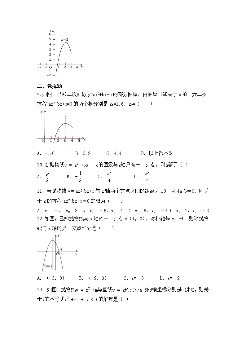 2.5二次函数与一元二次方程（课件+教案+练习+学案）02