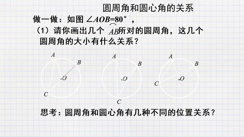 3.4 圆周角和圆心角的关系（1）（课件+教案+练习+学案）08