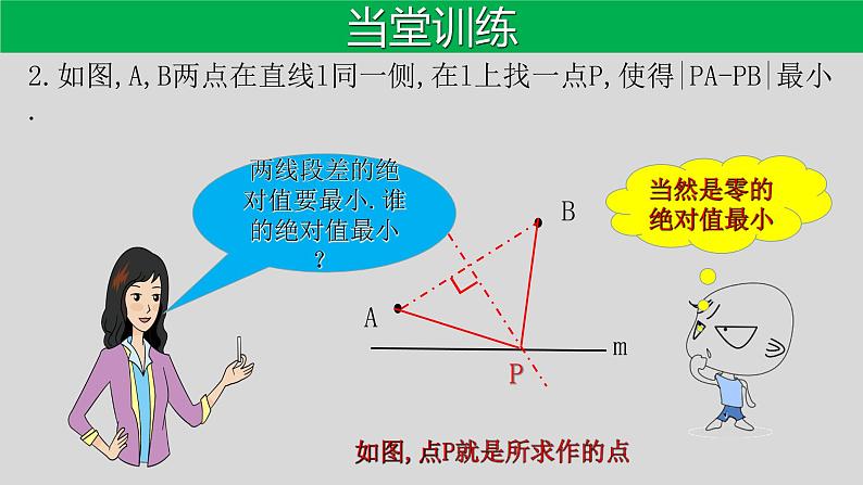 全国通用中考数学第二轮总复习课件专题1.8 最值问题-将军饮马模型06