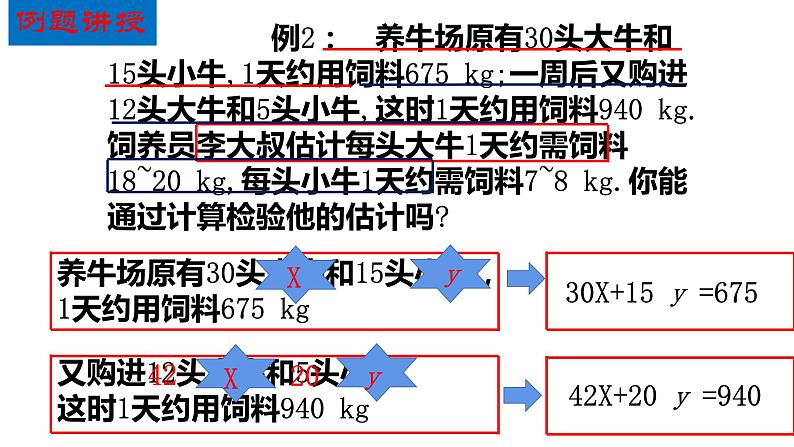 8.3 实际问题与二元一次方程组 课件 -2021-2022学年人教版数学七年级下册第6页