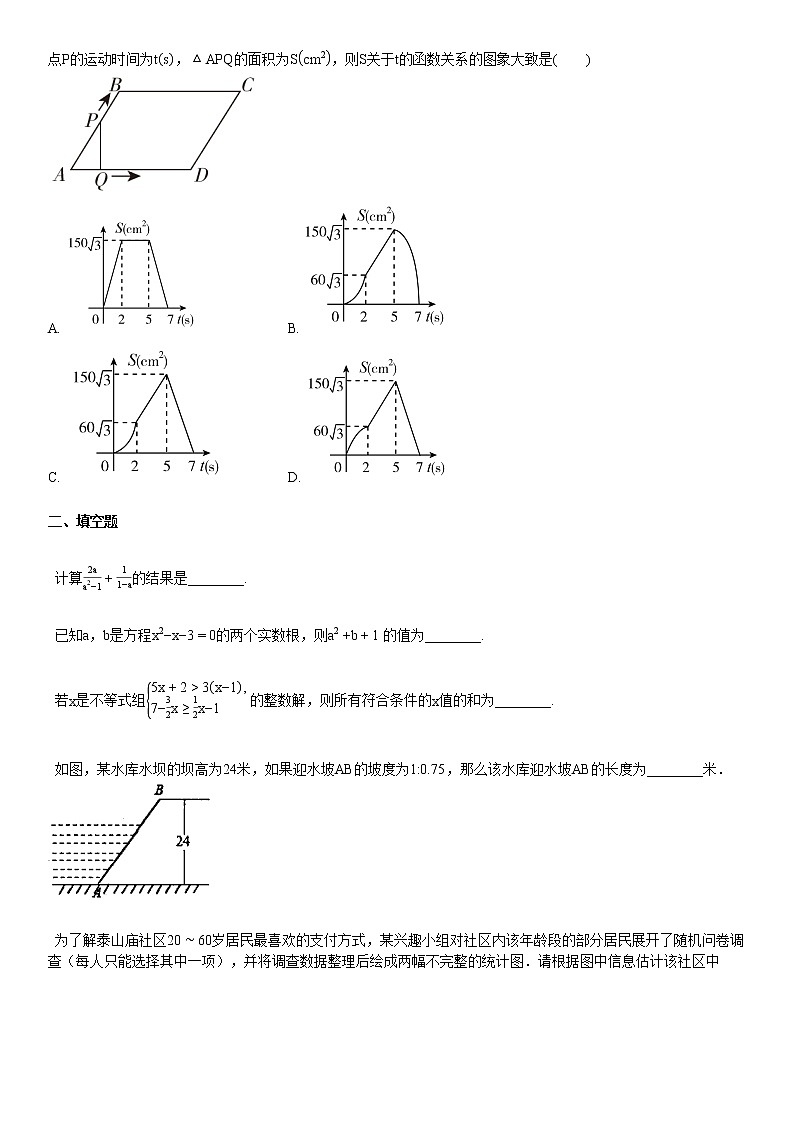 2020-2021年湖北省黄冈市某校初三（下）5月月考数学试卷03