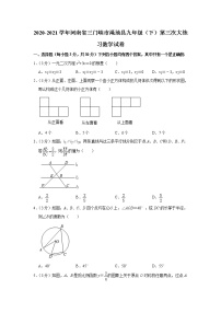 2021年河南省三门峡市渑池县九年级（下）第三次大练习数学试卷（有答案）