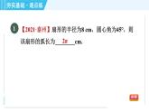 蘇科版九年級上冊數(shù)學 第2章 2.7 弧長及扇形的面積 習題課件