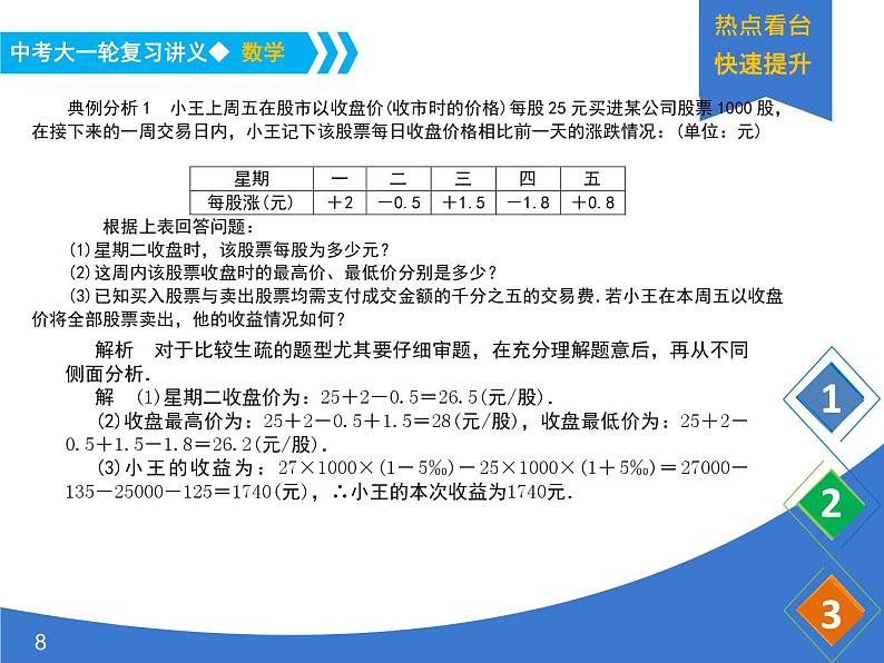 《中考大一轮数学复习》课件 课时38 代数应用性问题08