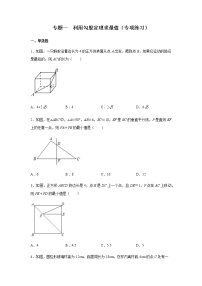 初中数学人教版八年级下册第十七章 勾股定理综合与测试测试题