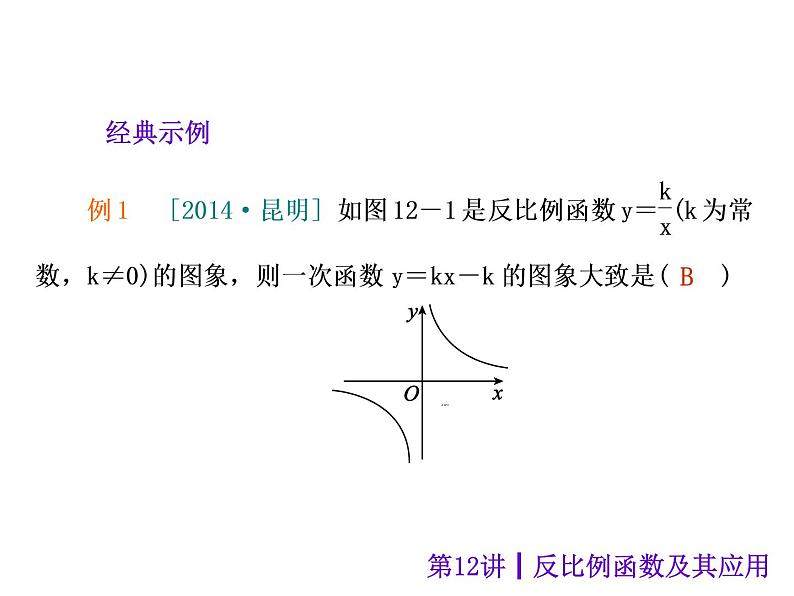 中考数学二轮复习课件----第12讲 反比例函数及其应用（沪科版）04