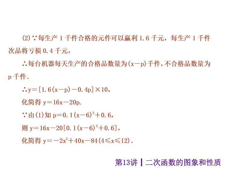 中考数学二轮复习课件----(安徽)：第14讲 二次函数的实际应用（沪科版）07