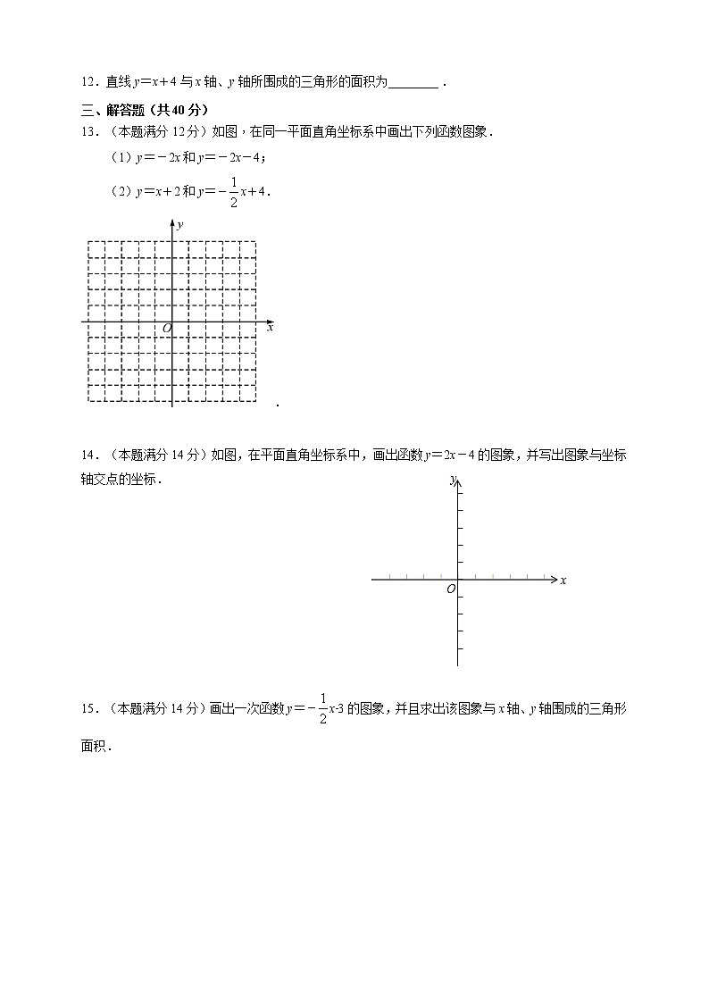 17.3.2一次函数的图象--练习第2页