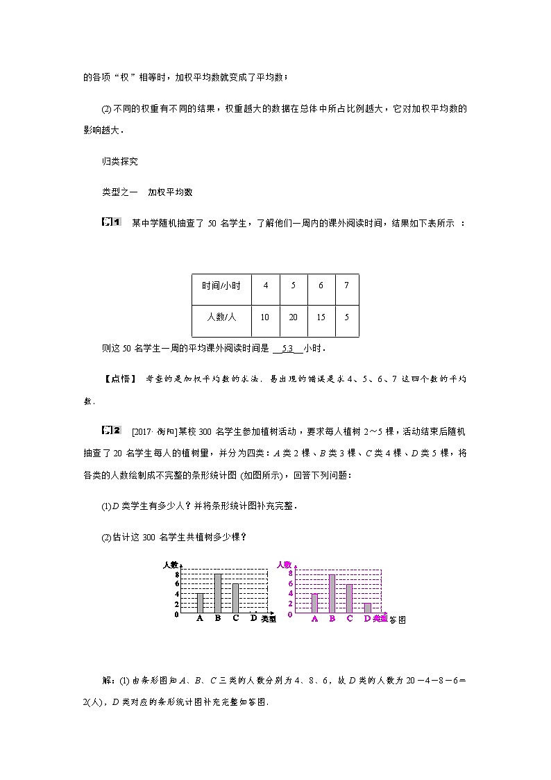 20.1.3加权平均数--学案第2页