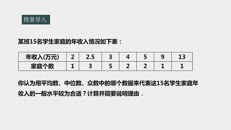 20.2.2平均数、中位数和众数的选用第4页