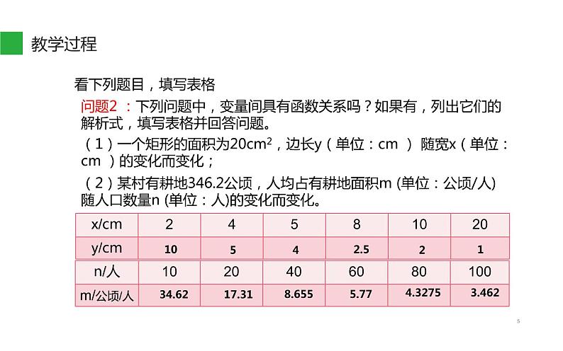 26.1.1 反比例函数 课件-2021-2022学年人教版数学九年级下册第5页