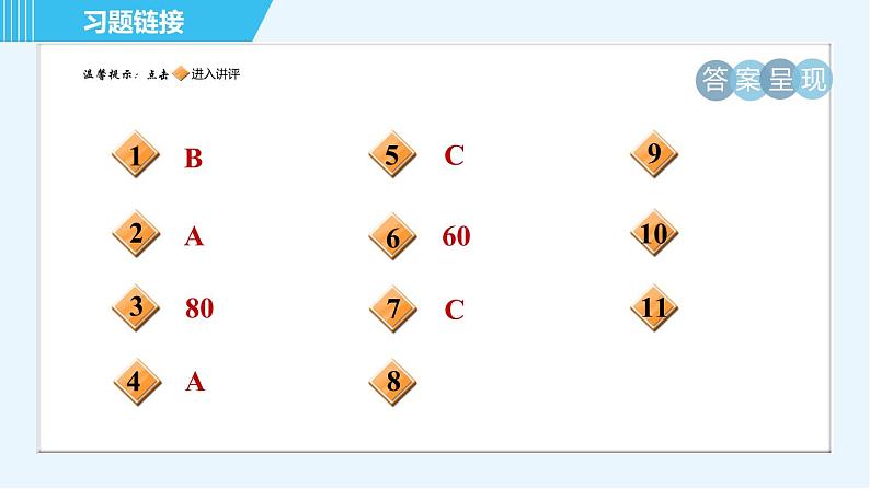 苏科版九年级上册数学 第2章 2.4.3 圆内接四边形 习题课件第2页