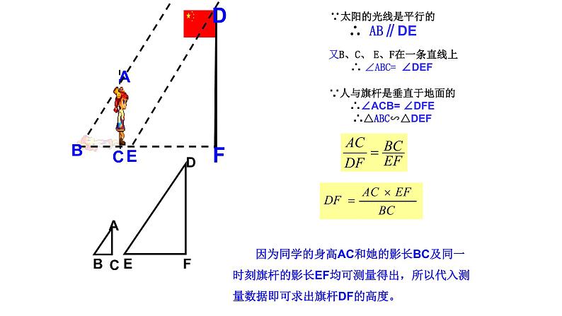 人教版九年级数学下册----27.2.3相似三角形应用举例  课件第8页