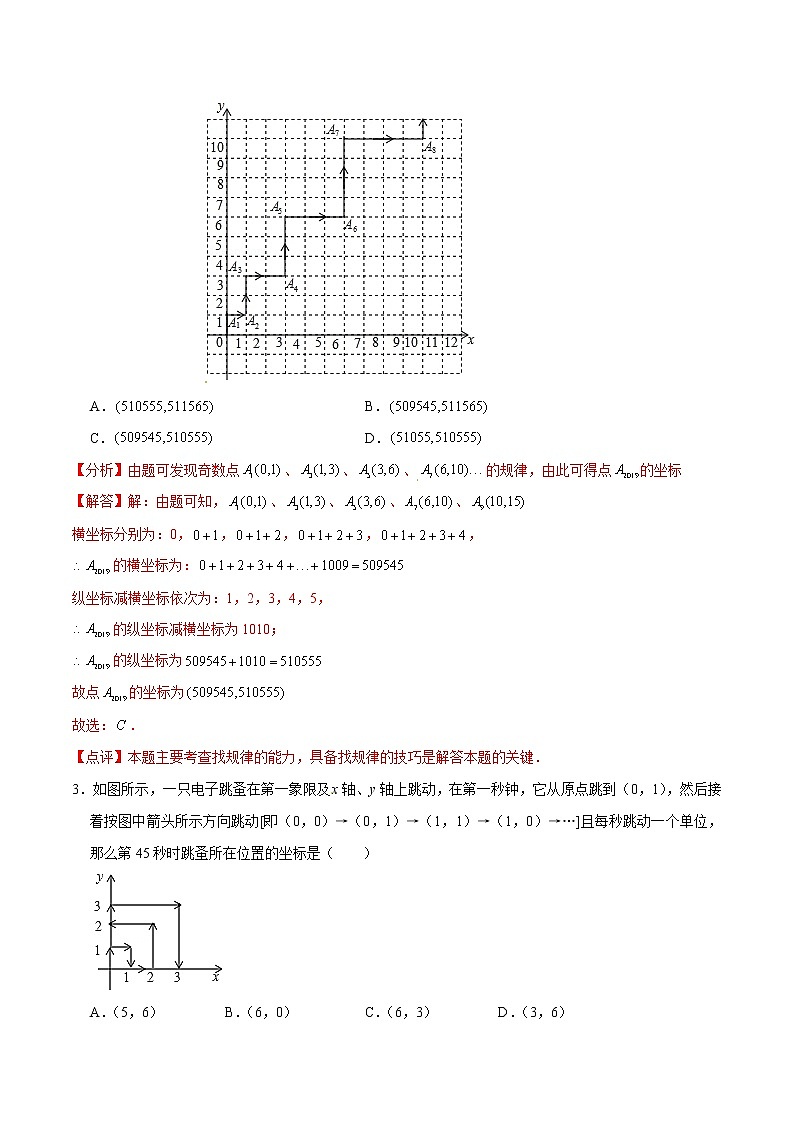 专题13 平面直角坐标系中的规律探究（解析版）第2页