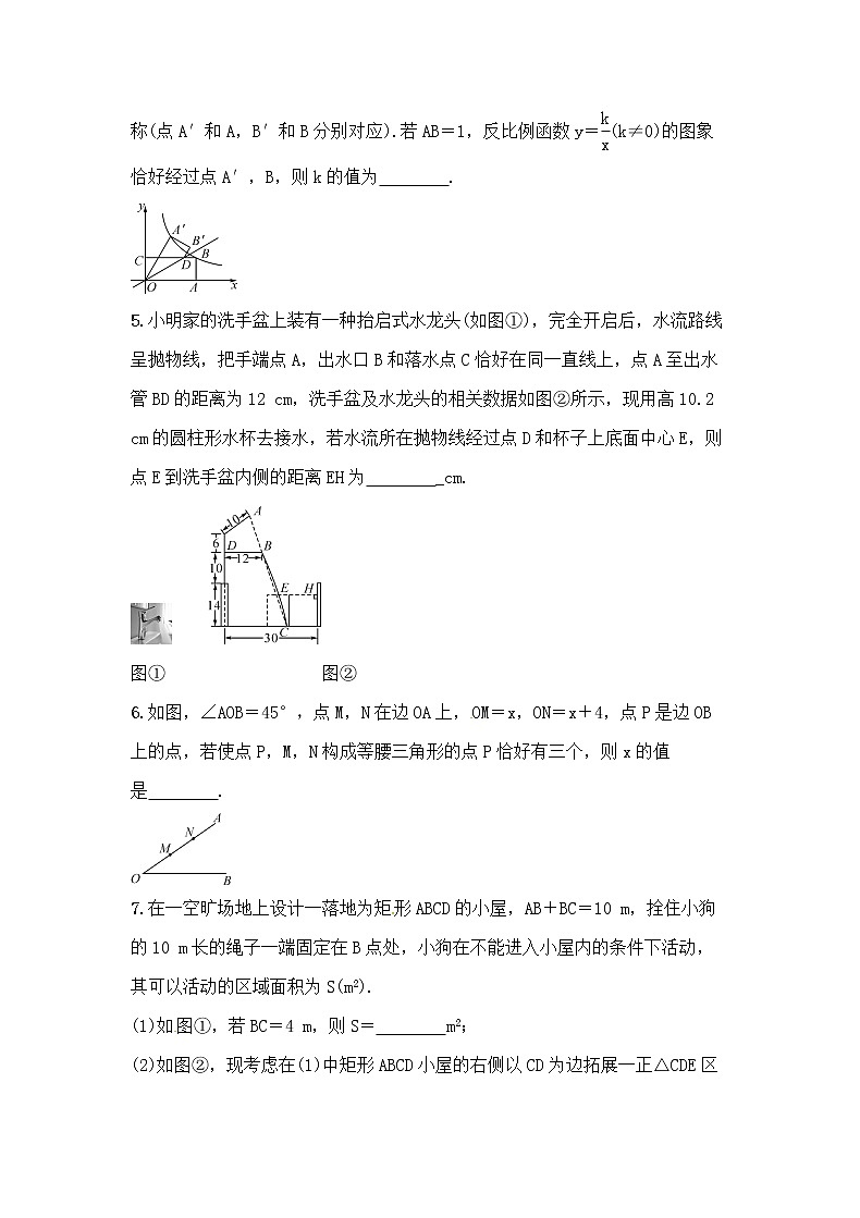 (通用版)中考数学总复习专题2《填空压轴题探究》精练卷（原卷版）第2页