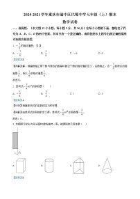 2020-2021学年重庆市渝中区巴蜀中学七年级（上）期末数学试卷