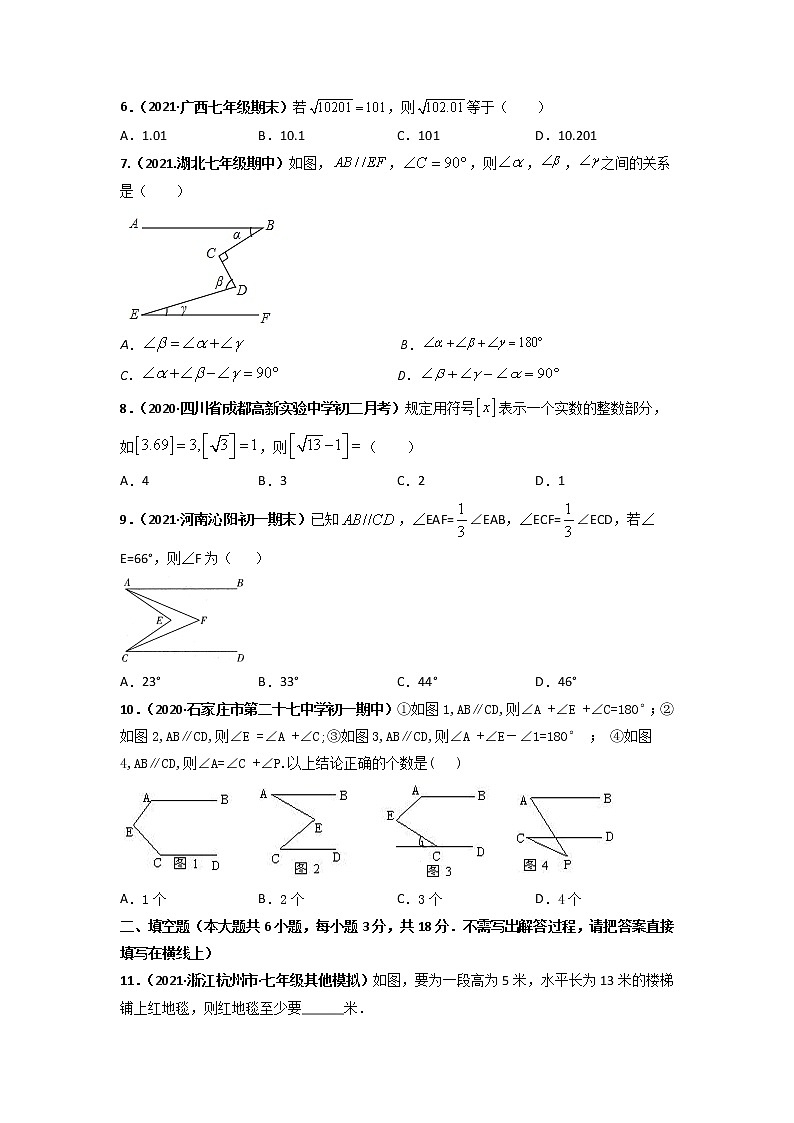 第一次月考押题卷（测试范围：第五-六章）（原卷版）第2页