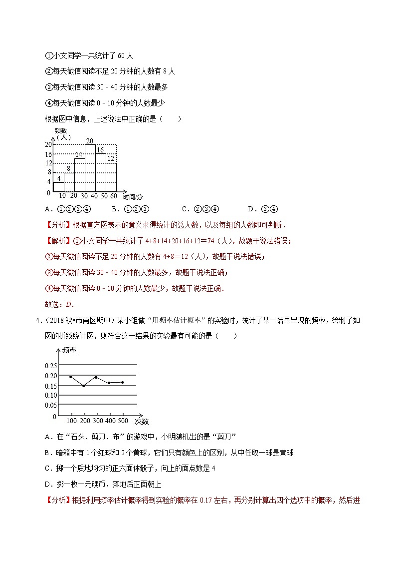 专题7.4频数分布表（直方图）-2021-2022学年八年级数学下册尖子生同步培优题典【苏科版】02