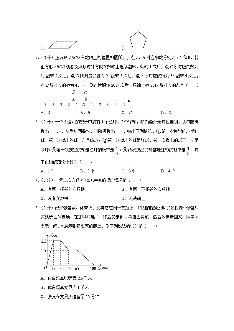 2022年北京市朝阳区中考数学模拟试卷（1）（word版含答案）02