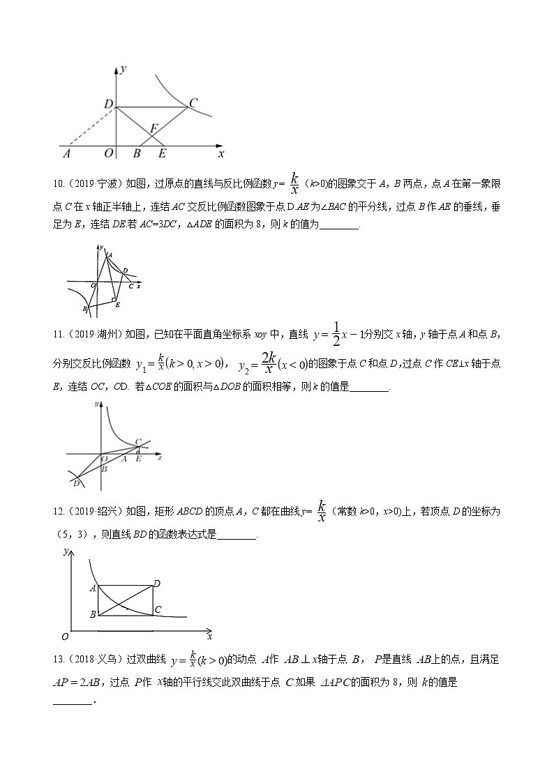 2021年中考训练 专题七 反比例函数及其应用(含答案)03