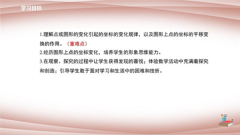 人教版七年级下册：7.2.2 《用坐标表示平移》同步课件第2页