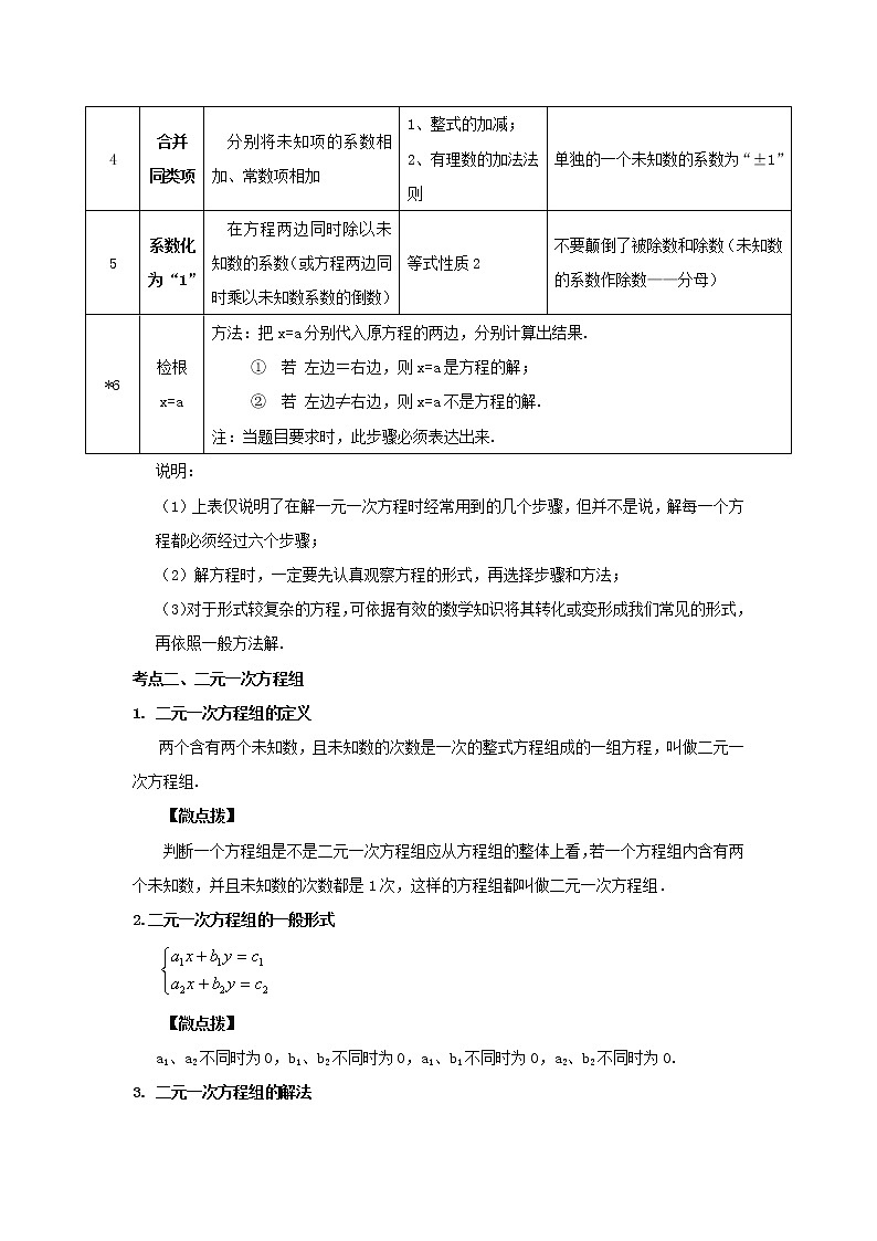 （全国通用）2022年中考数学命题点及重难题型分类突破练 第四讲 方程(组)及其应用（解析版）第2页