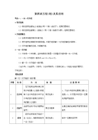 （全国通用）2022年中考数学命题点及重难题型分类突破练 第四讲 方程(组)及其应用（原卷版+解析版）