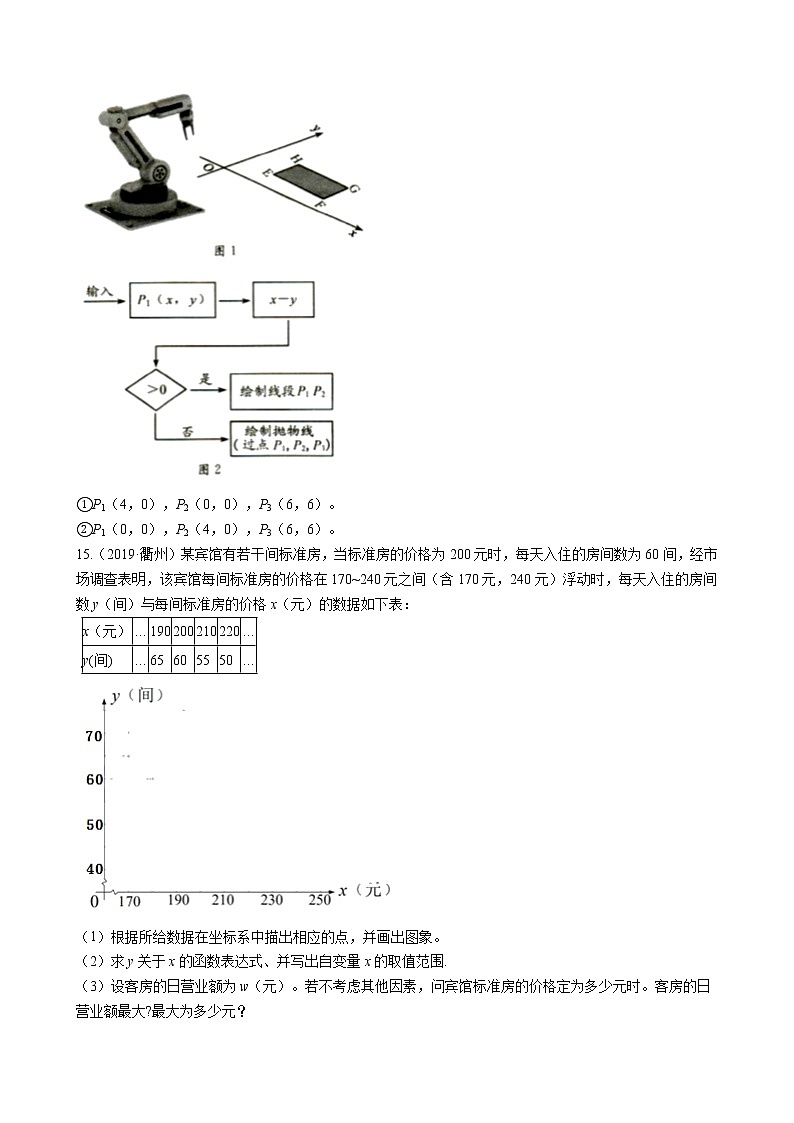 2022年中考训练 专题八 二次函数及其应用(含答案)第3页