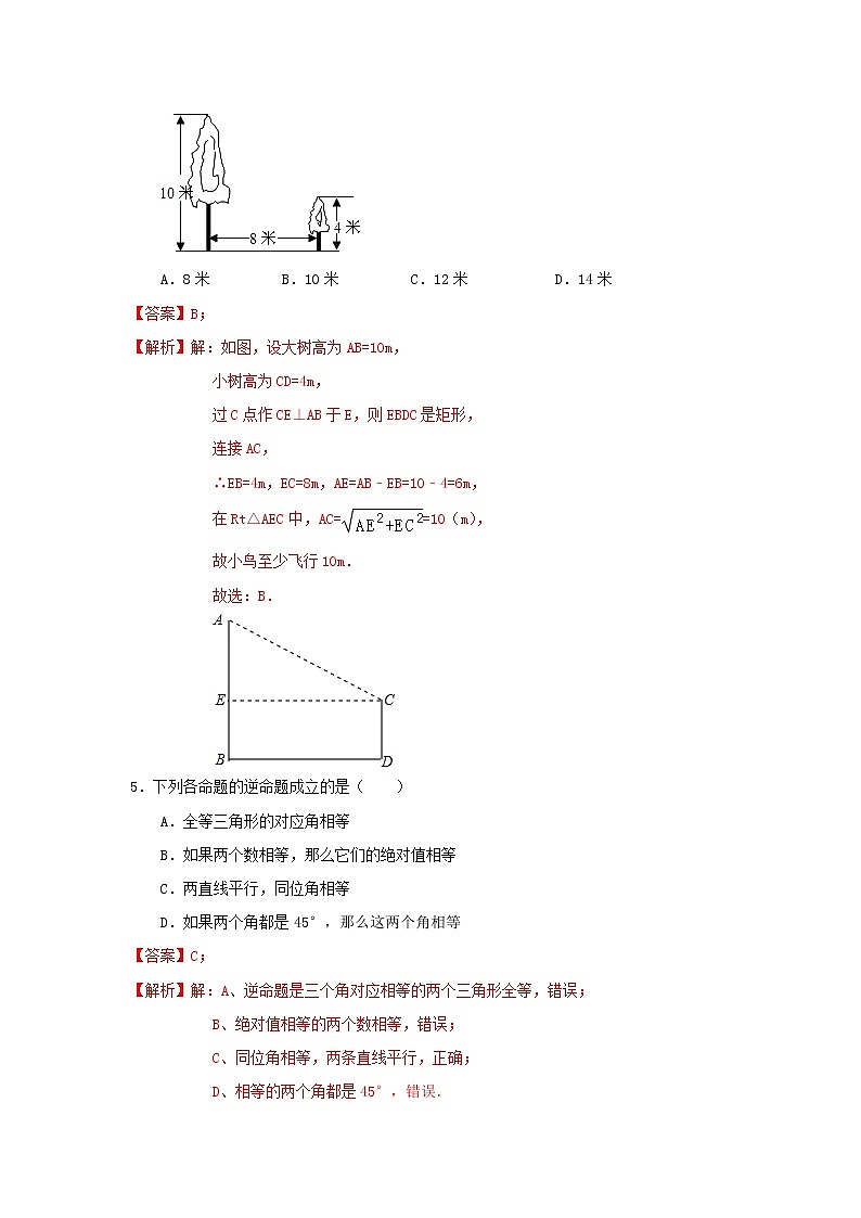 1.2 直角三角形（解析版）第2页