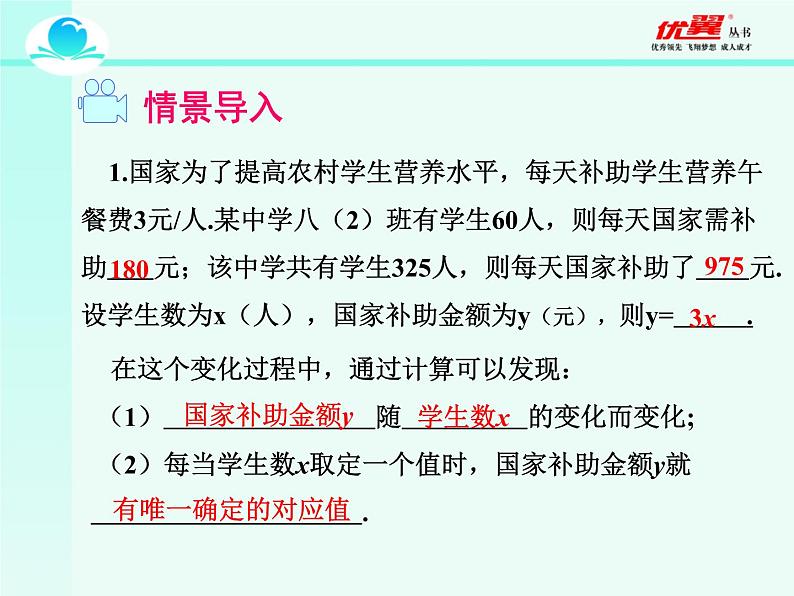 人教版八年级下册十九章函数的概念课件PPT第3页