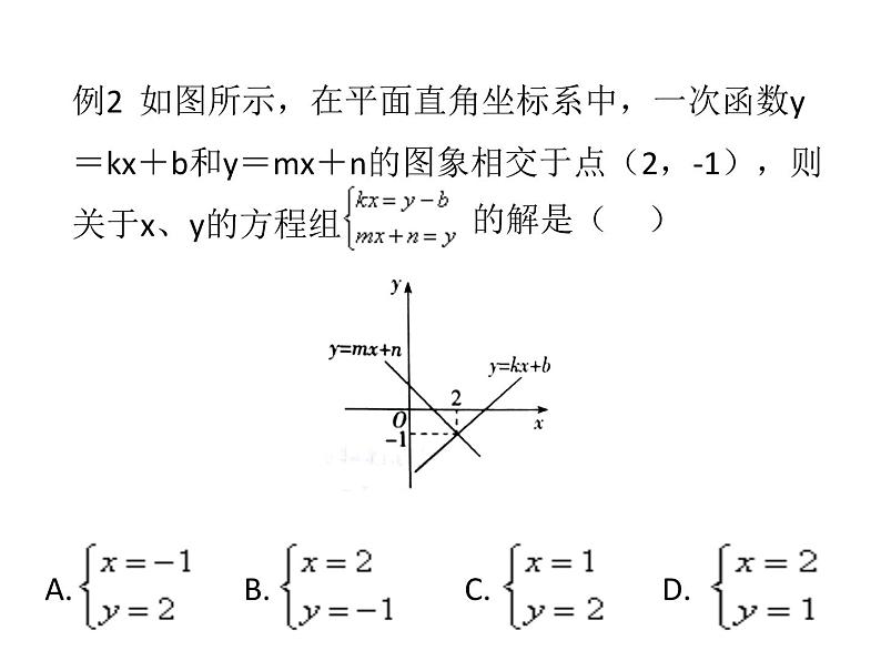 7.4  二元一次方程与一次函数  课件（共15张PPT）第6页