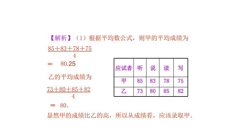 八下人教版数学 20.1.1平均数（1） 课件206