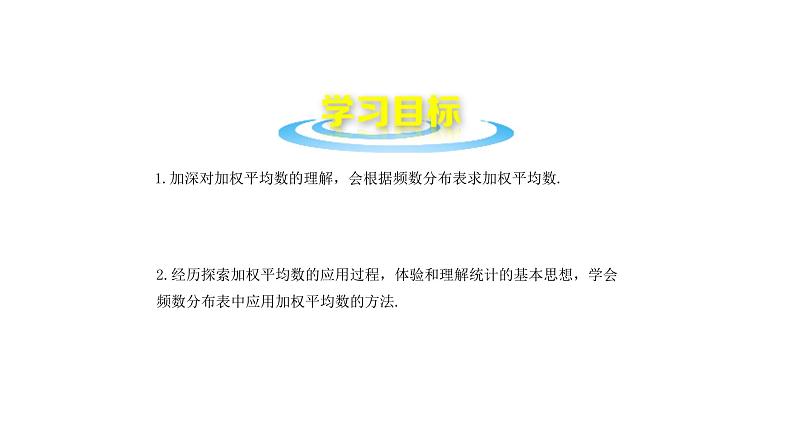 八下人教版数学 20.1.1平均数（2） 课件1第2页