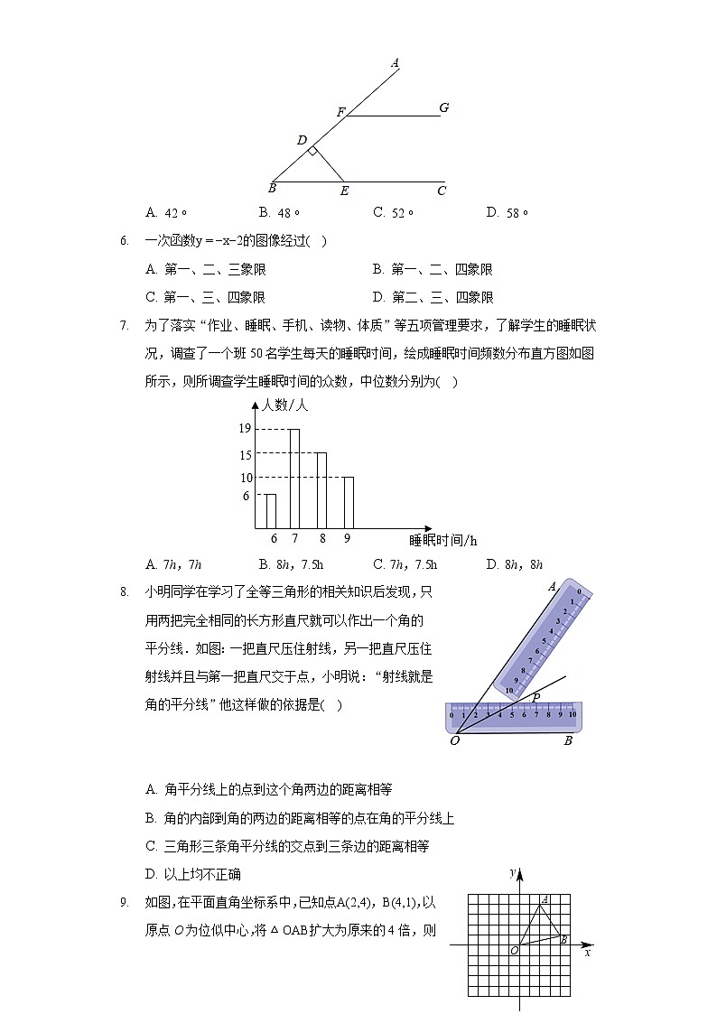 2022年湖南省长沙市长郡教育集团中考数学一模试卷02