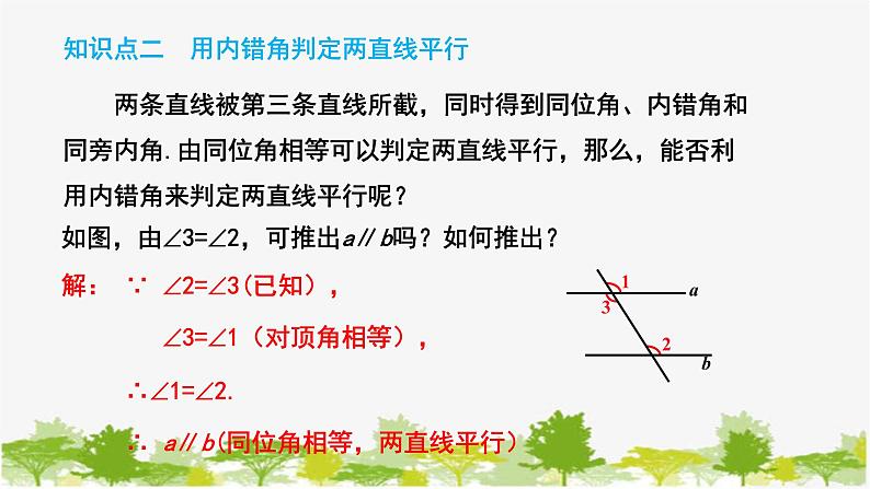 人教版数学七年级下册 5.2.2平行线的判定 课件(共29张PPT)07