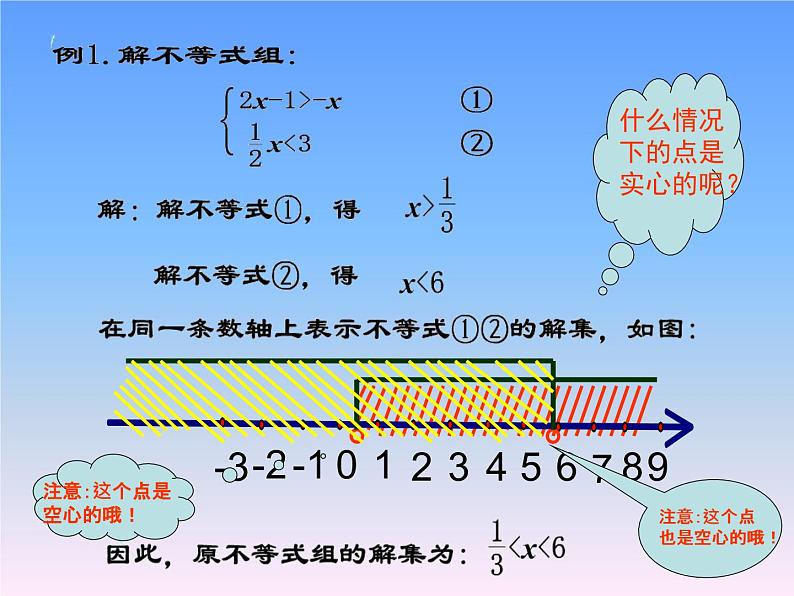 北师大版八年级数学下册 2.6 一元一次不等式组(8)（课件）第3页